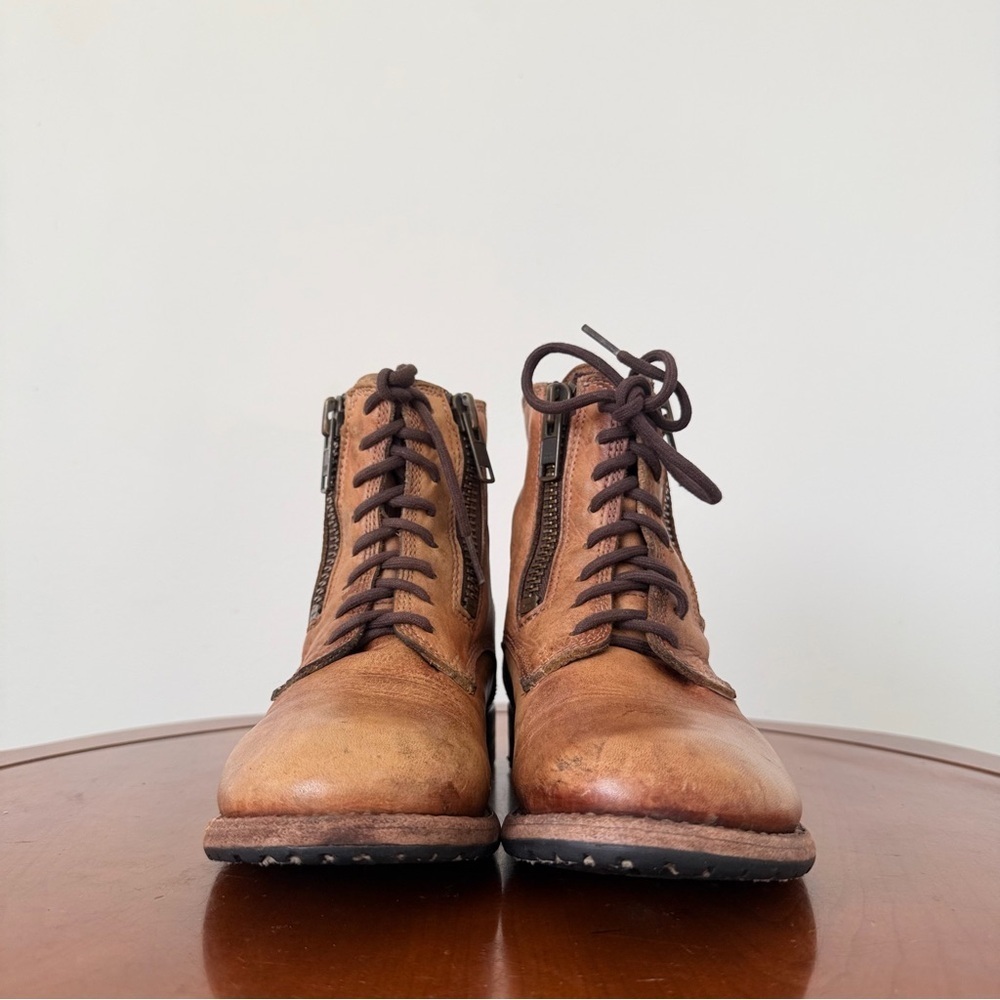 Bed Stu Tactic Trek Distressed Leather Combat Boots | US 6.5 - Picture 4 of 10